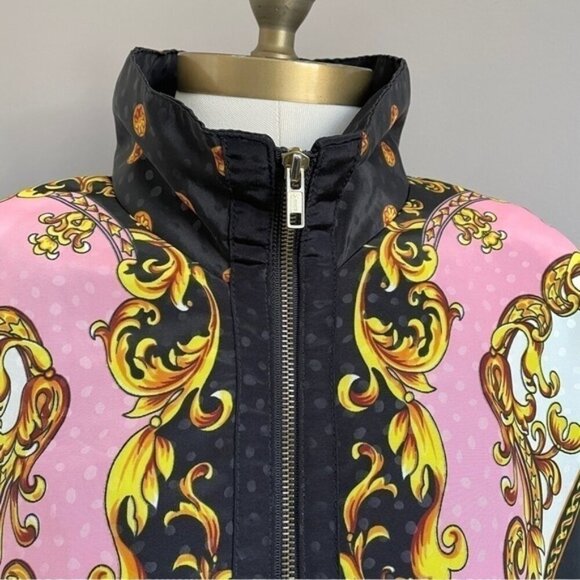 Vintage Baroque Batwing Lined Windbreaker / Light Jacket - Medium - Picture 3 of 11